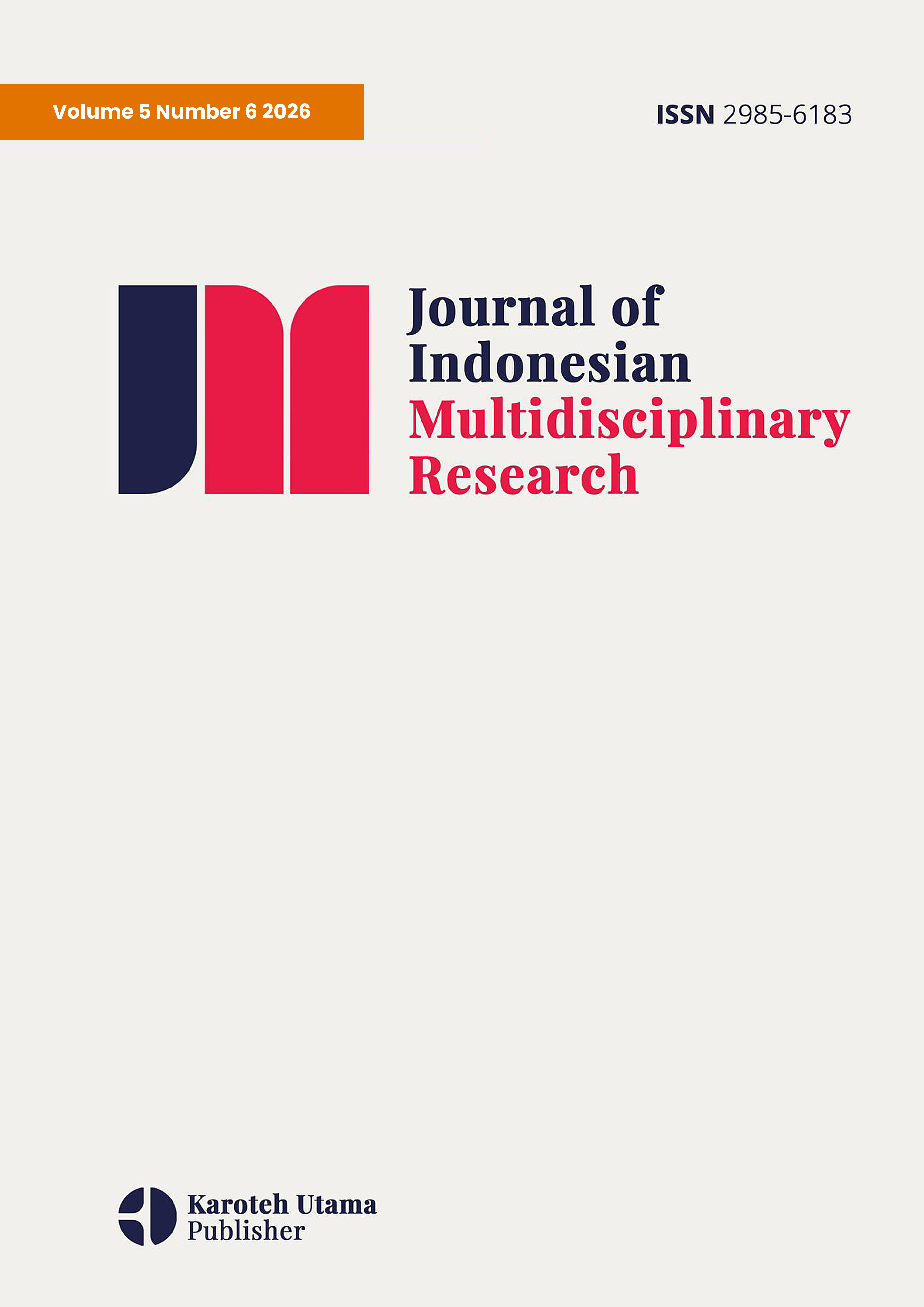 					View Vol. 5 No. 1 (2026): Journals of Indonesian Multidisciplinary Research
				